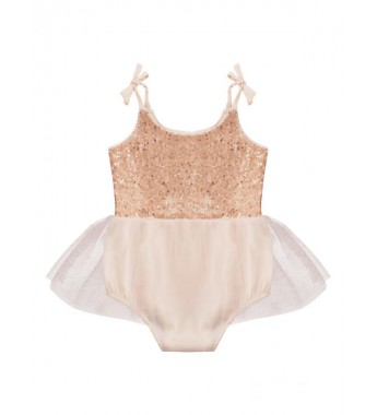 Baby Girls Sleeveless Spaghetti Shoulder Straps Dress Sparkling Sequins Tutu Mesh Romper Dresses