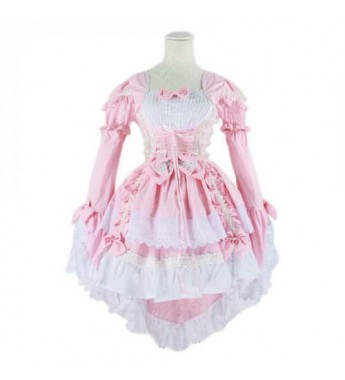 Japan Ruffle Fancy Lolita Princess Dress Maid Outfit Anime Cosplay Costume Party