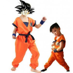 Boys Dragon Ball Z Son Goku Complete Cosplay Halloween Costume