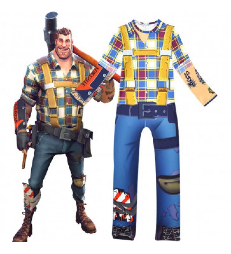 Fortnite Constructor Cosplay Costume