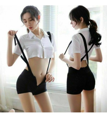 1Set Women Sexy Lingerie Secretary Teacher Uniform Office Lady Cosplay Costume