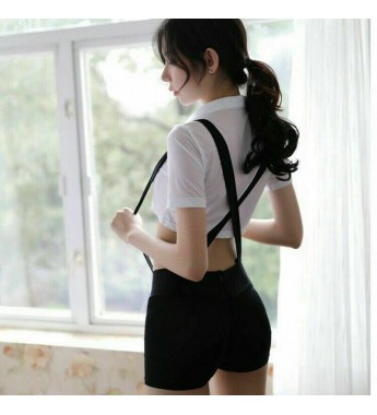 1Set Women Sexy Lingerie Secretary Teacher Uniform Office Lady Cosplay Costume