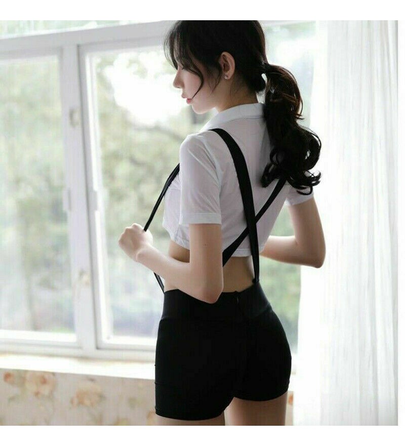 1Set Women Sexy Lingerie Secretary Teacher Uniform Office Lady Cosplay Costume