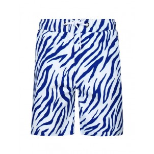 Men Quick-drying Swimming Trunks Holiday Drawstring Shorts with Pockets