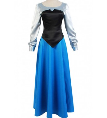 Ariel Blue Dress Costume Cosplay