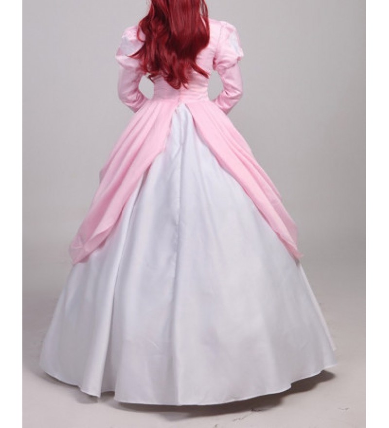 Ariel Pink Dress Costume Cosplay