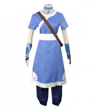 Avatar The Last Airbender Katara Blue Cosplay Costume