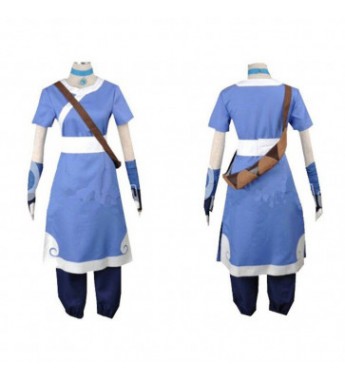 Avatar The Last Airbender Katara Blue Cosplay Costume