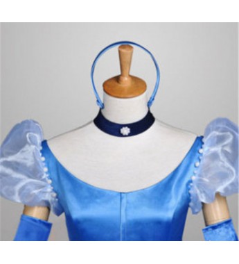 Disney Cinderella Princess Cosplay Outfit For Children and Adults Halloween Costume