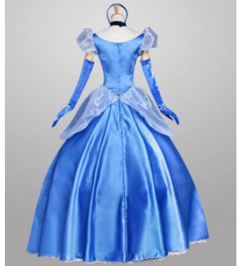 Disney Cinderella Princess Cosplay Outfit For Children and Adults Halloween Costume