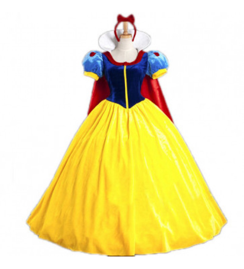 Disney Snow White Cosplay Outfit For Children and Adults Halloween Costume