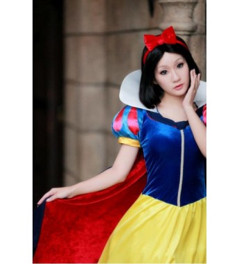 Disney Snow White Cosplay Outfit For Children and Adults Halloween Costume