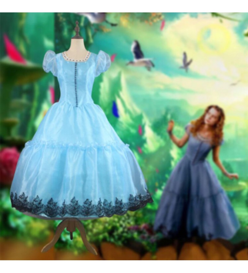 Alice in Wonderland 2010 Cosplay Costume Dress